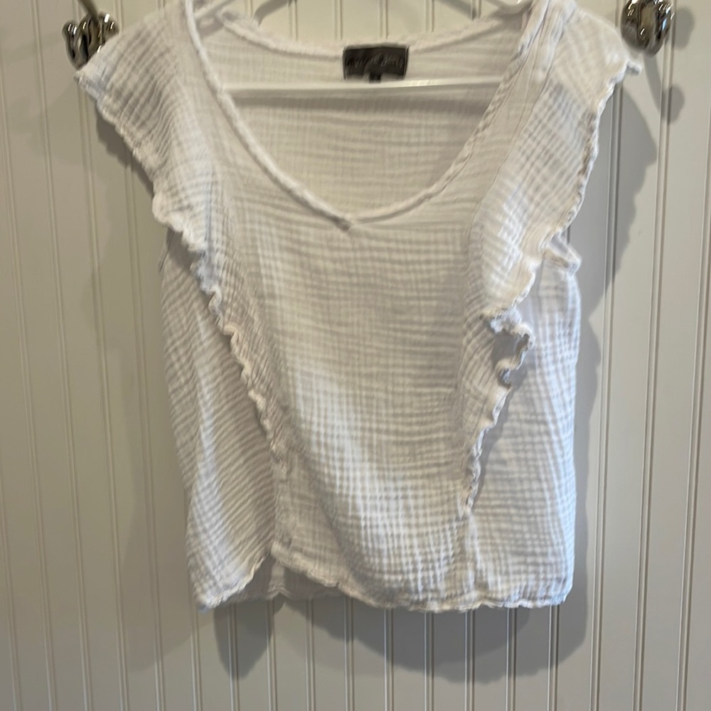NWOT Michael Stars Darling Double Gauze Top!‎